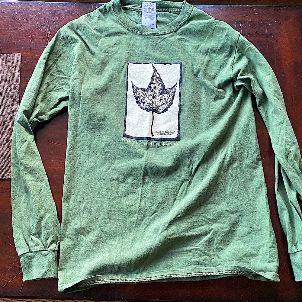 Montreal Mont Royal Canada Green Souvenir Long Sleeve T Shirt